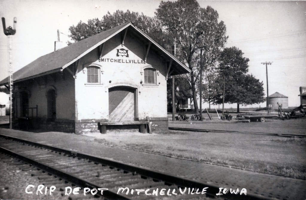 Mitchellville, Iowa, Rock Island Railroad, Depot, Train St… Flickr