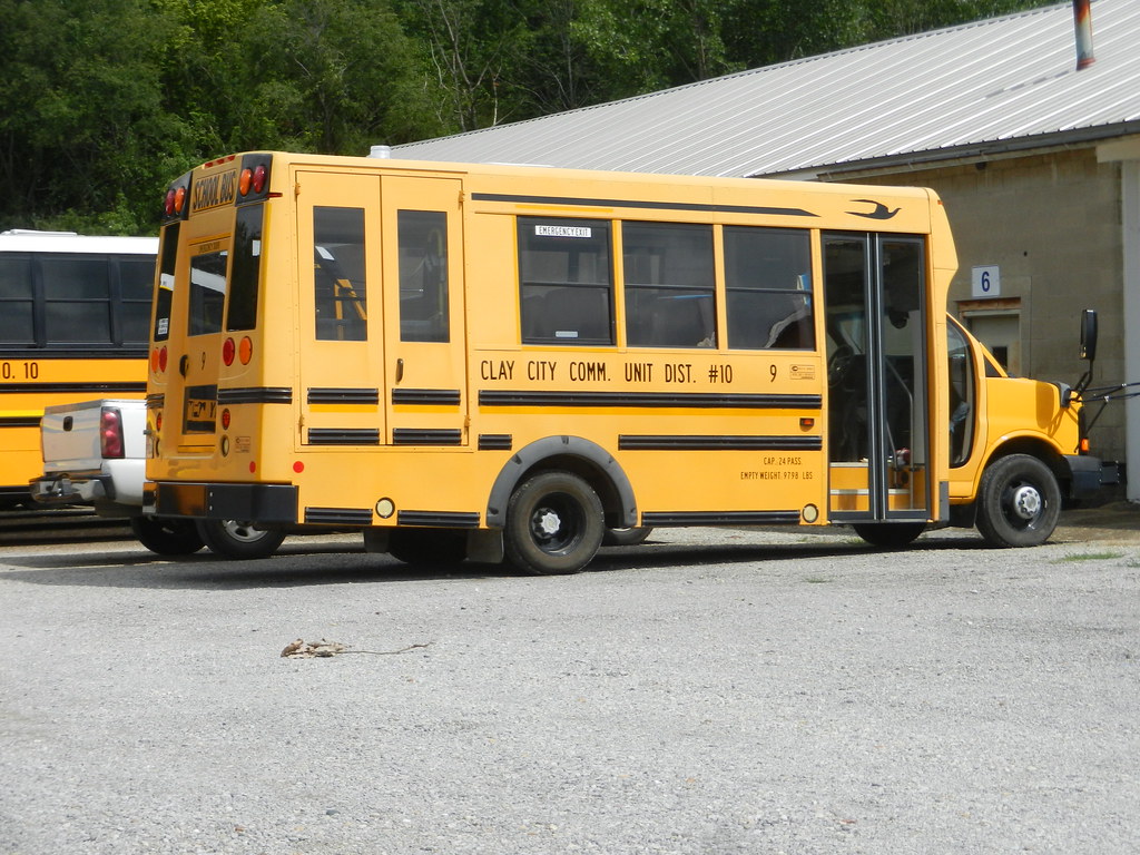 Clay City Community Unit School District 10 9 Bus lot C… Flickr