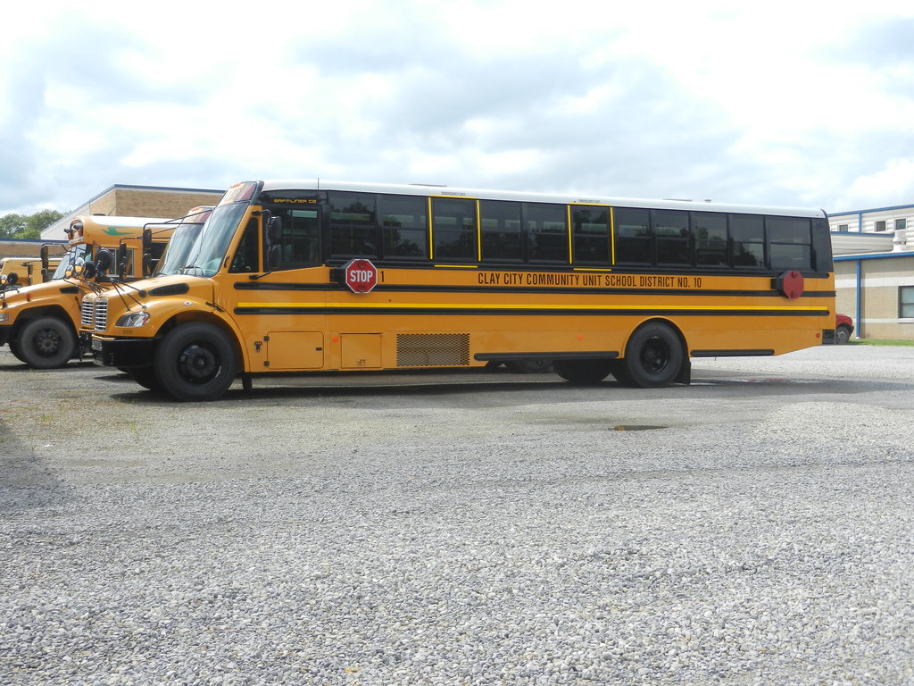 Clay City Community Unit School District 10 1 Bus lot C… Flickr