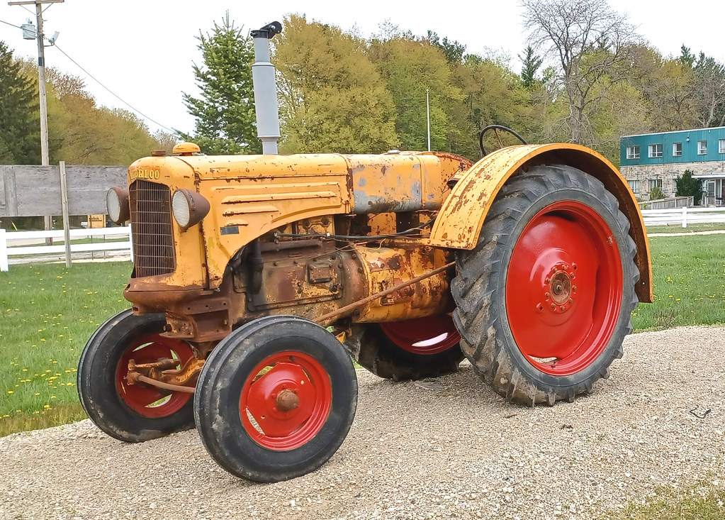 Antique Waterman Tractor On M43 In Bangor, Michigan Flickr