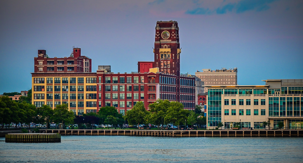 View of Camden NJ Riverfront with old RCA Tower from Penn'… Flickr