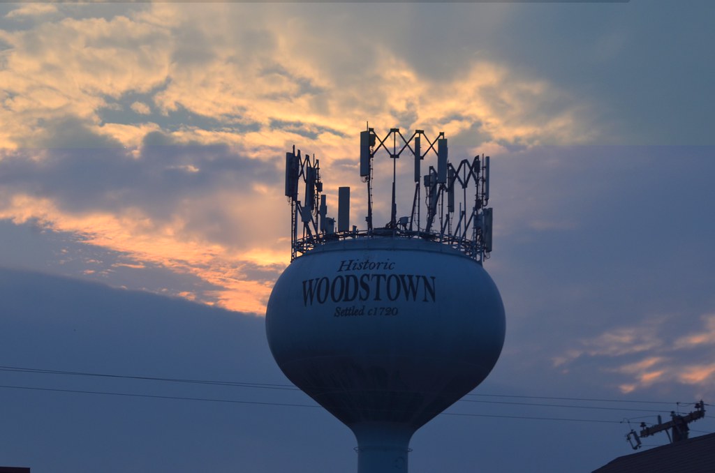 Woodstown New jersey Water tower at Sunset belgm3 Flickr