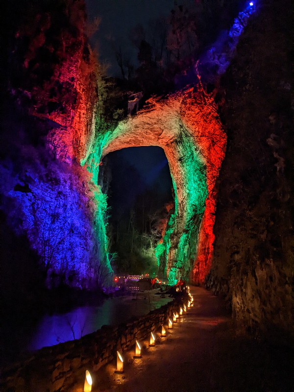 Luminary Nights at Natural Bridge State Park