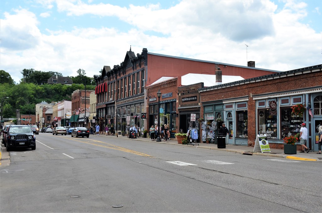 Minnesota, Stillwater The onestory commercial buildings o… Flickr