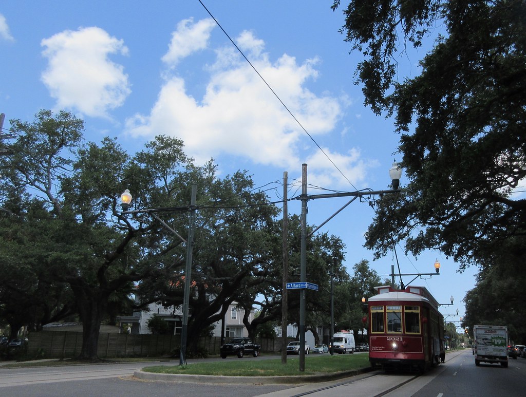 Carrollton Avenue, MidCity New Orleans Streetcar 2021