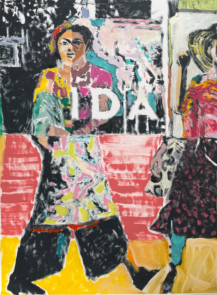 dg16lpaint Demographics 16 oil on paper 22x30" Steve Harlow Flickr