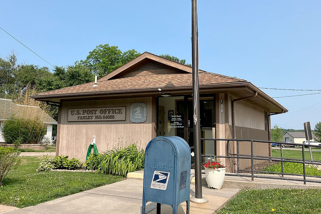 Farley, MO post office Platte County. Photo by E Kalish, J… Flickr