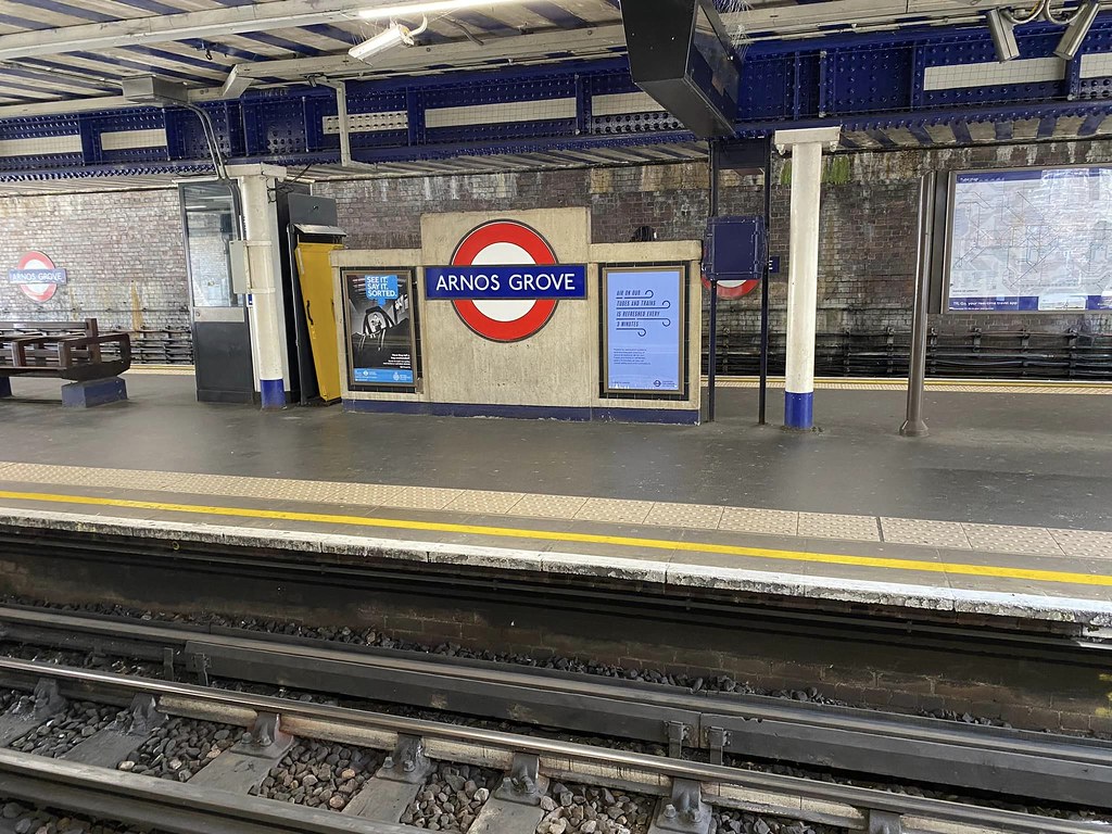 Arnos Grove Underground Station, Enfield, London Designed … Flickr