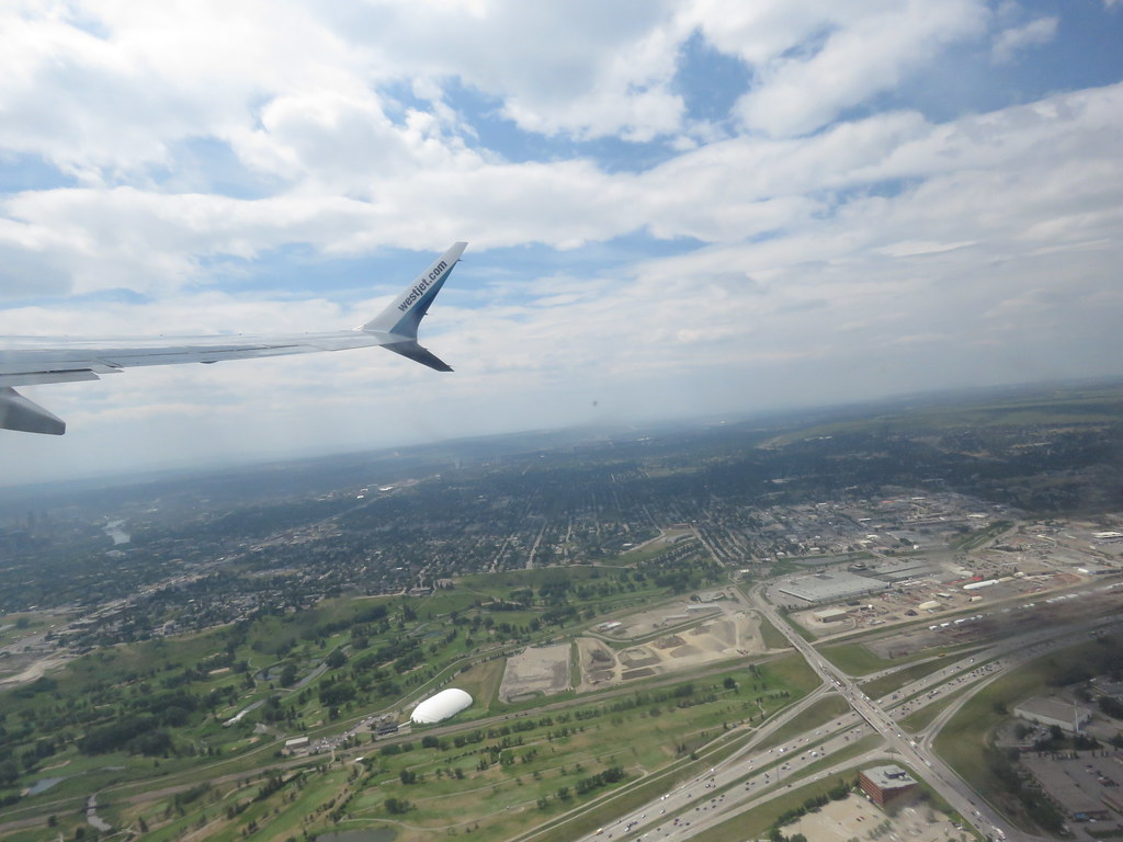 IMG_7961 On westbound Westjet plane flying over Calgary … Flickr