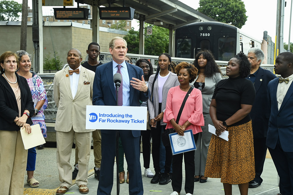 Far Rockaway Ticket MTA Chair & CEO Janno Lieber announces… Flickr