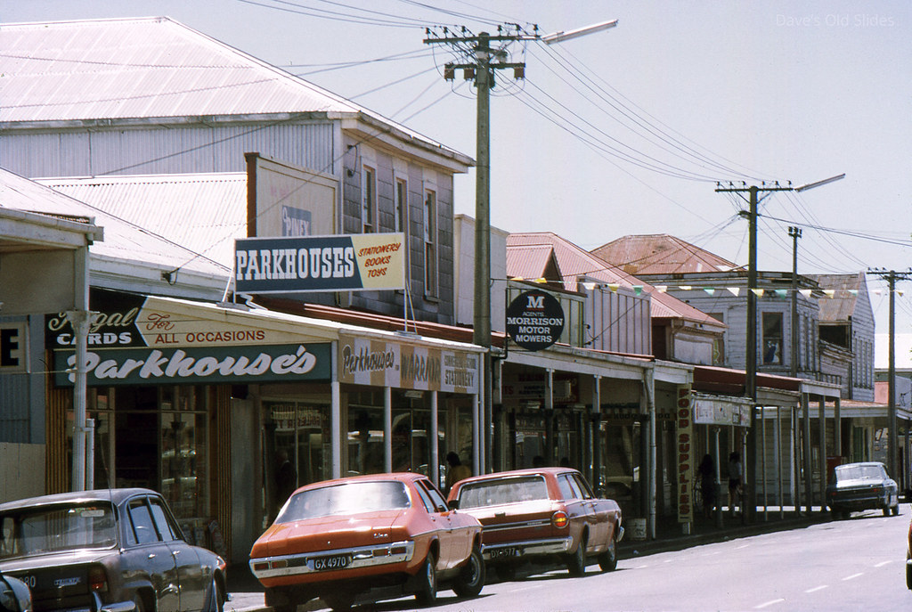 Palmerston Street, Westport, New Zealand, 1973 Showing Par… Flickr