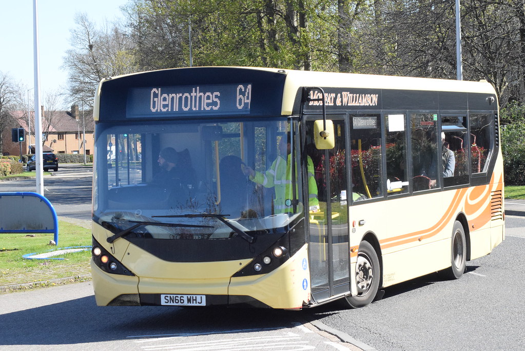 MW SN66WHJ Glenrothes bus station Moffat and Williamson … Flickr