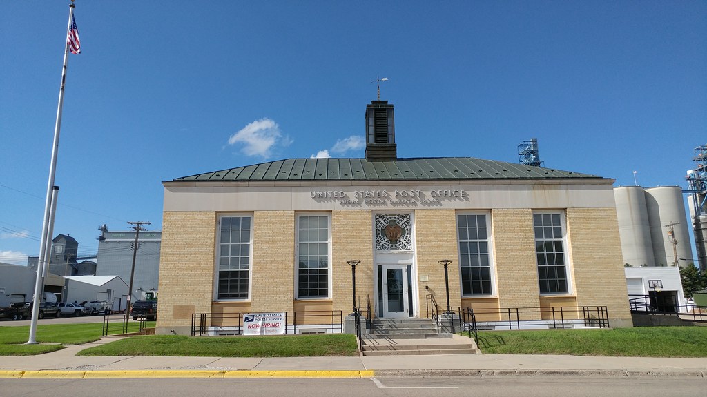 US Post Office, Rugby, ND **US Post OfficeRugby** Natio… Flickr