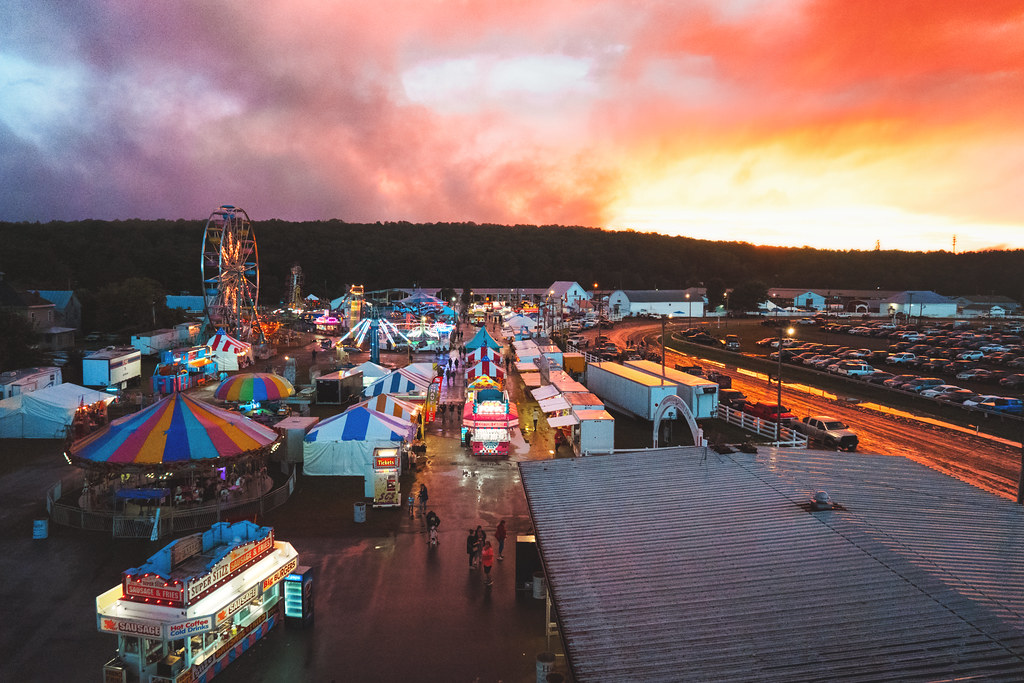 Skowhegan Sate Fair Sunset Skowhegan Maine JM & K2 Flickr