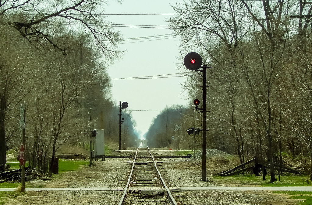 The old signals at Hanna, Indiana Former Pere Marquette si… Flickr