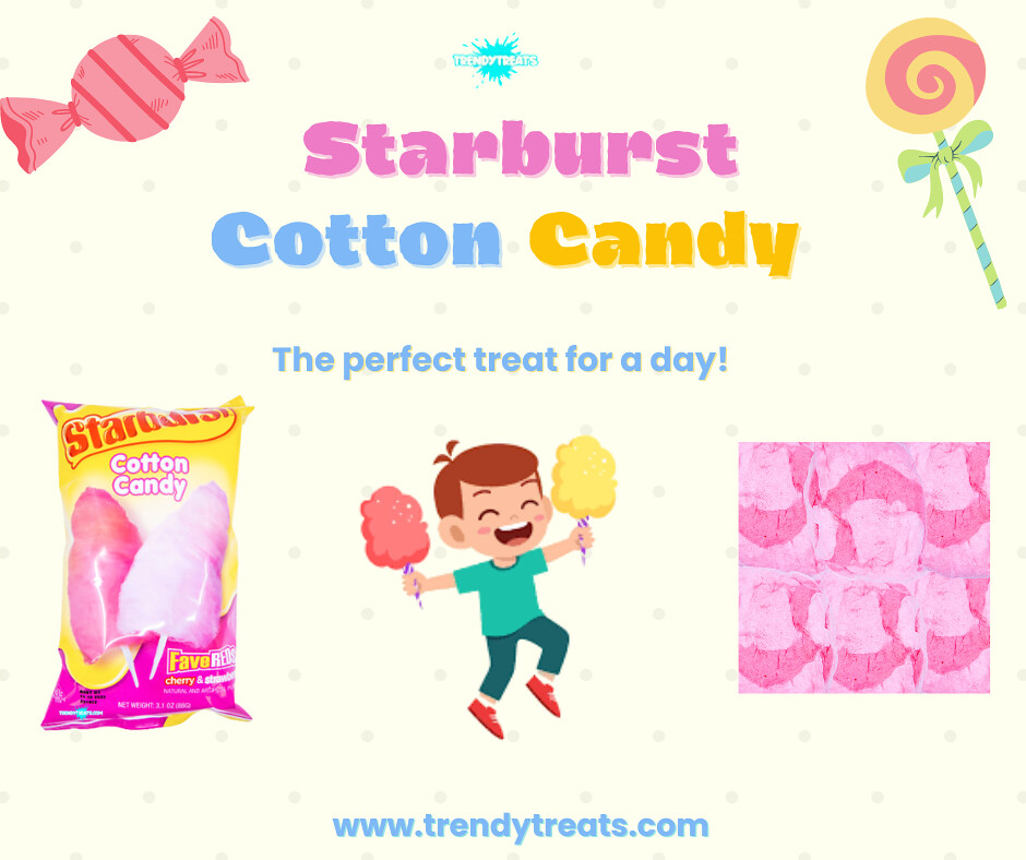 Buy Starburst Cotton Candy Pack Trendy Treats A cotton c… Flickr
