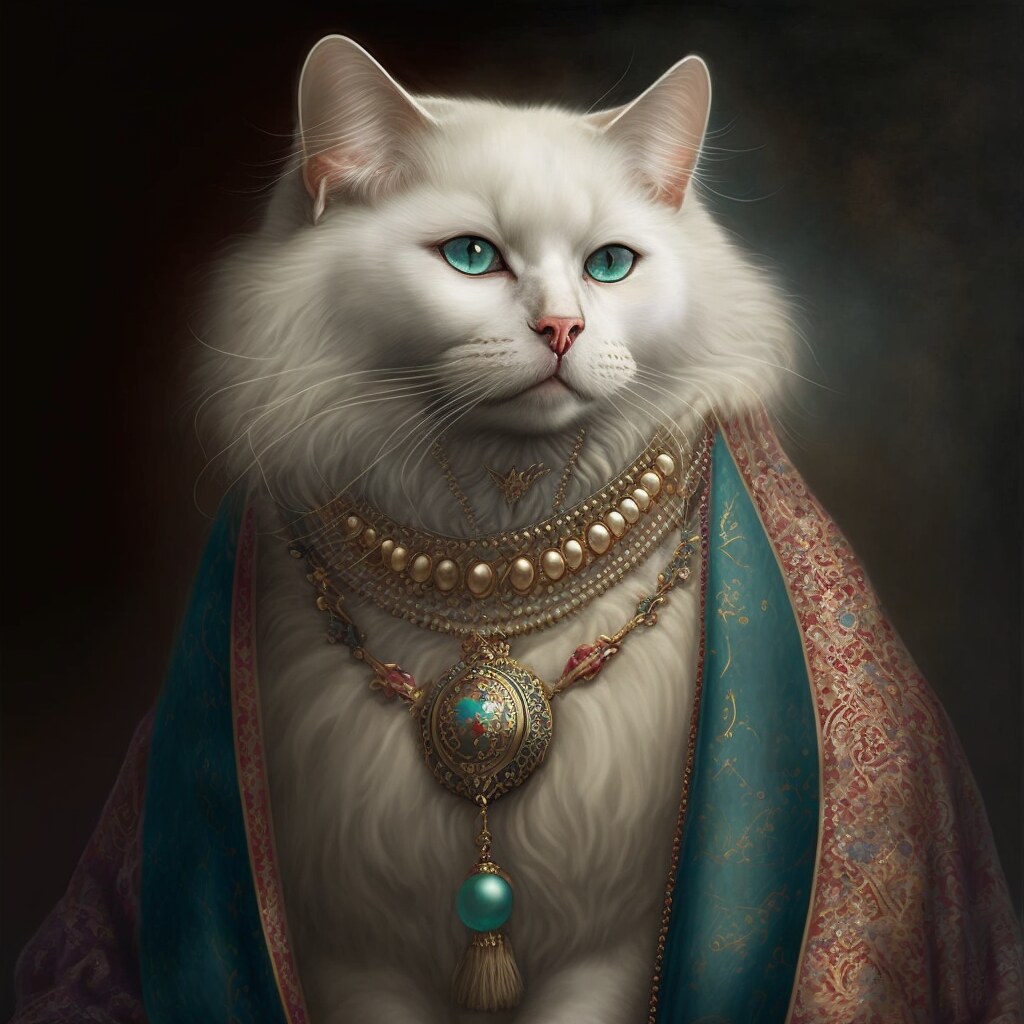 Cat in Robes Midjourney Christine Nice Flickr