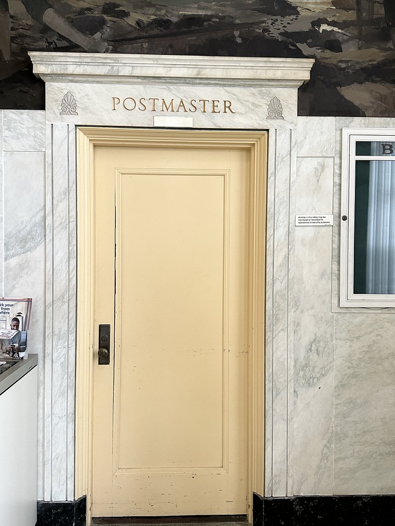 Postmaster Office Door. Post Office. Falmouth, Massachuset… Flickr