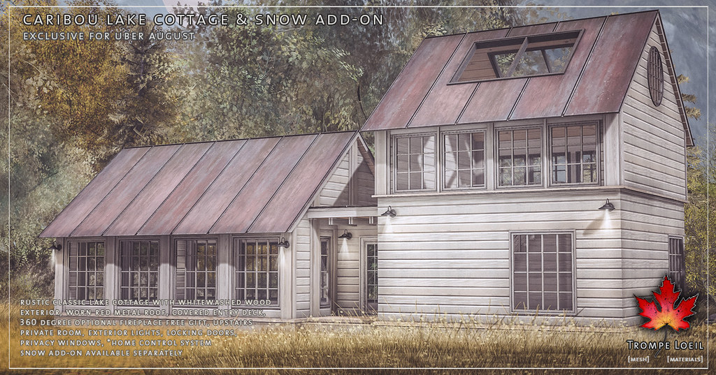 Trompe Loeil Caribou Lake Cottage & Snow AddOn for Uber… Flickr