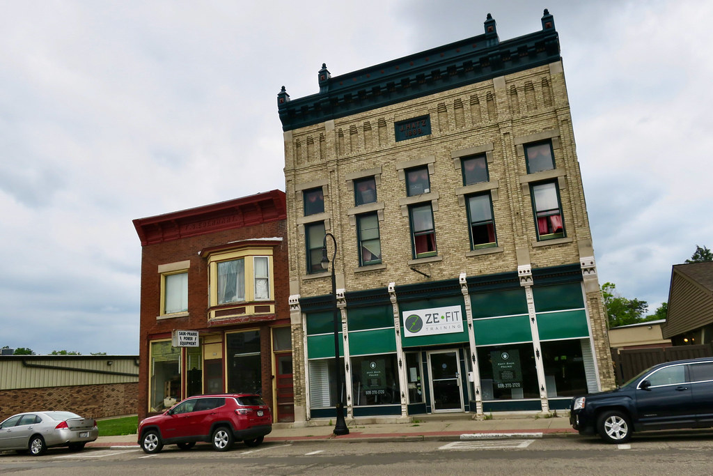 J. Hatz Building, Prairie du Sac, WI On the right is the J… Flickr