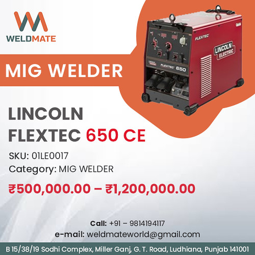 Lincoln Flextec 650 CE MIG welder in Ludhiana weldmate.in/… Flickr