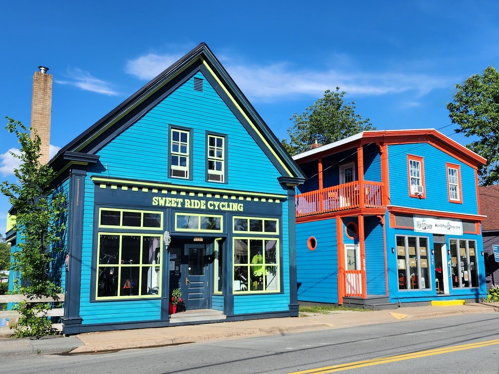 Main Street in Mahone Bay, Nova Scotia. Allyn Barton Flickr