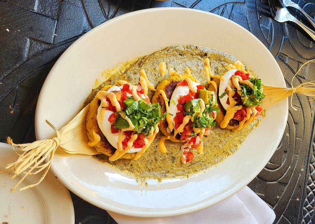 Sweet corn tamales at Cheesecake Factory, Dadeland Flickr