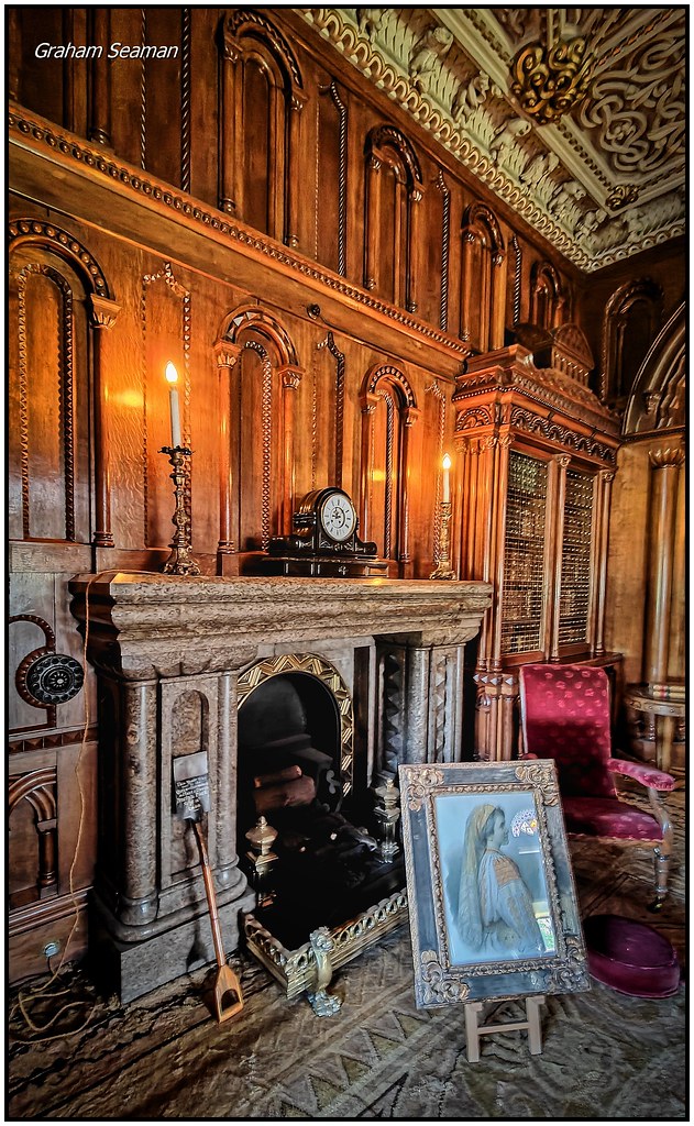 FIREPLACE PENRHYN CASTLE, NORTH WALES Shots taken during… Flickr