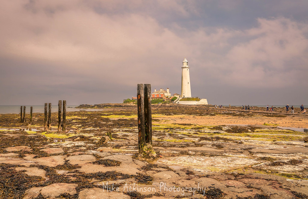 Low Tide St. Mary's View. Taken at Whitley Bay, North Tyne… Flickr