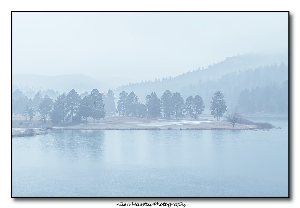 Cold Misty Blue Mescalero Lake, NM Allen Maestas Flickr
