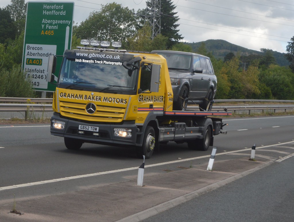 Graham Baker Motors GB52 TOW On The A465 Passing Abergaven… Flickr