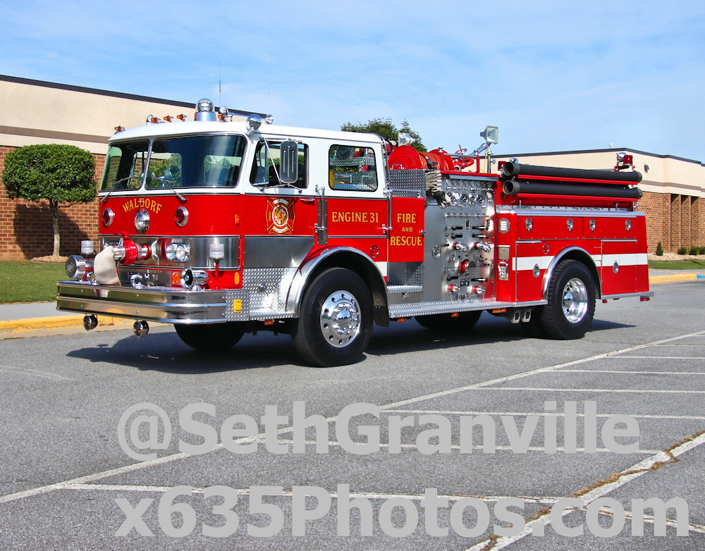 Waldorf Fire Department Engine 31 1979 Hahn 1000/500 Seth Granville