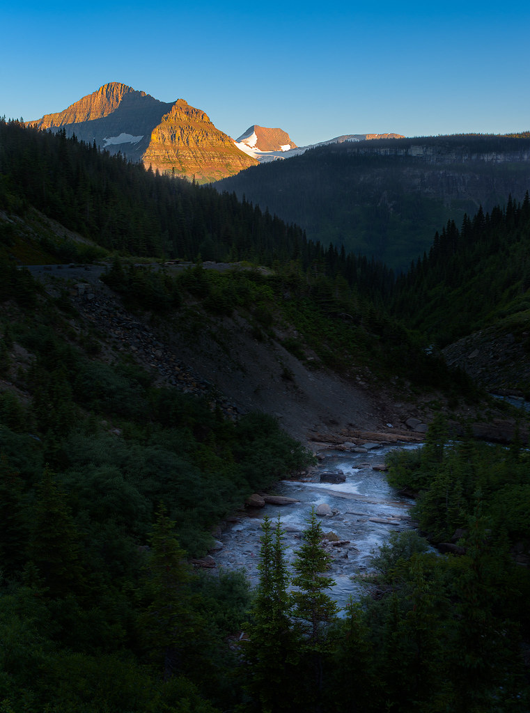 Siyeh Creek and Mt. Jackson, Glacier National Park, MT Flickr