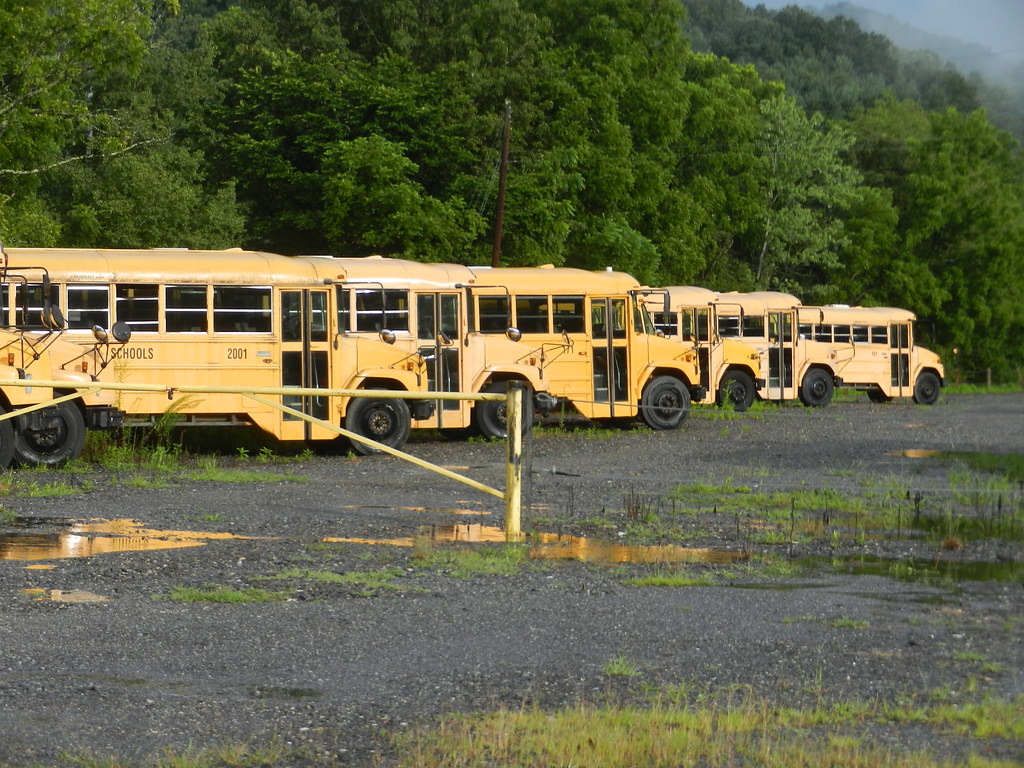 North Carolina Public Schools (Haywood County) Spare bus l… Flickr