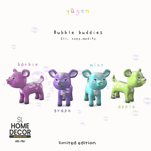 Bubble buddies Limited edition! for home decor weekend e… Flickr