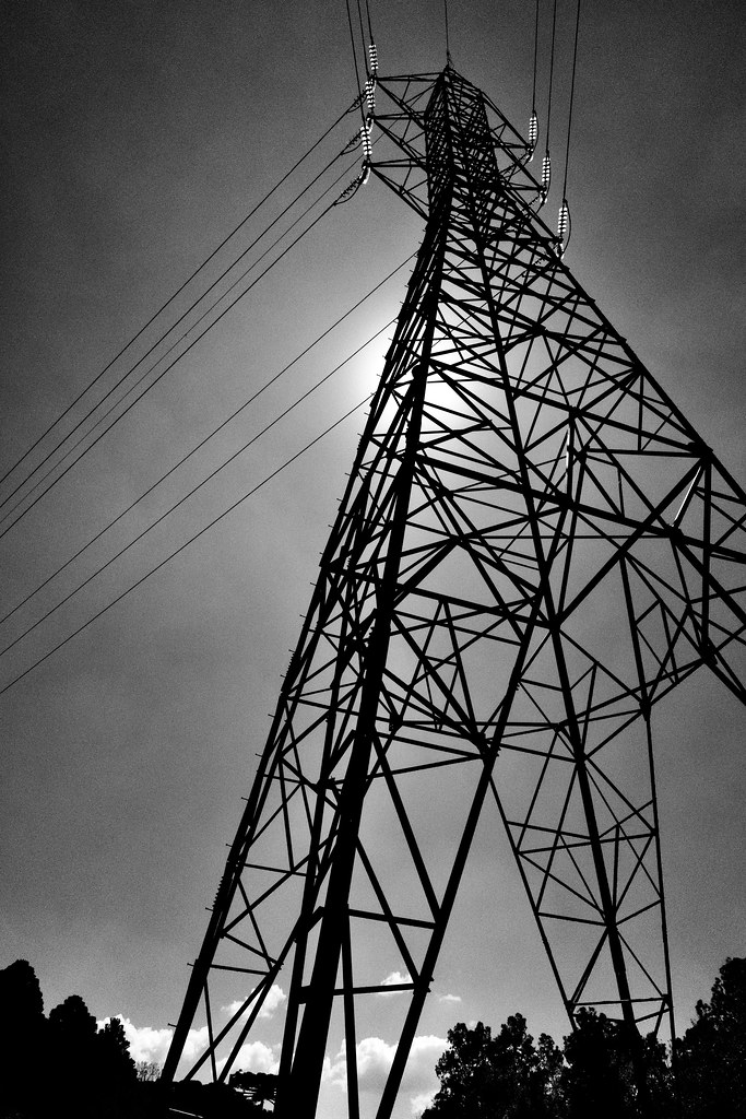 Transmission Towers I shot these towers in bright sunlight… Flickr