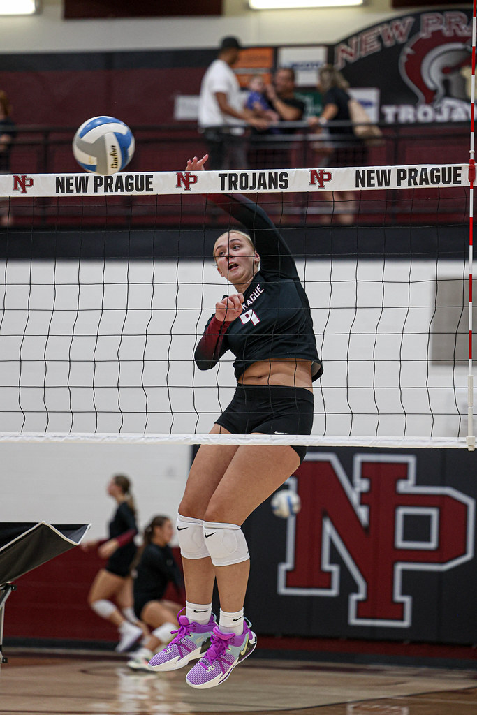New Prague volleyball vs. Belle Plaine, 82423 Flickr