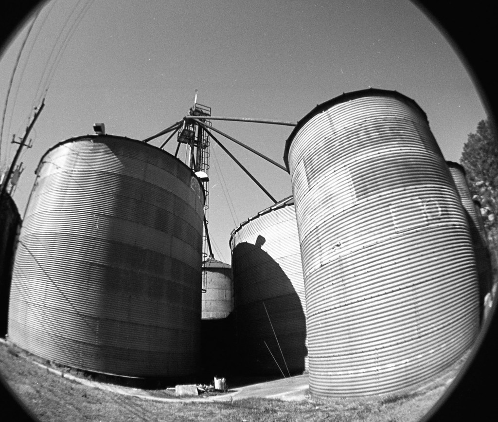 Grain Bins with the Fisheye Esco Feed Mill, Haralson, Geor… Flickr