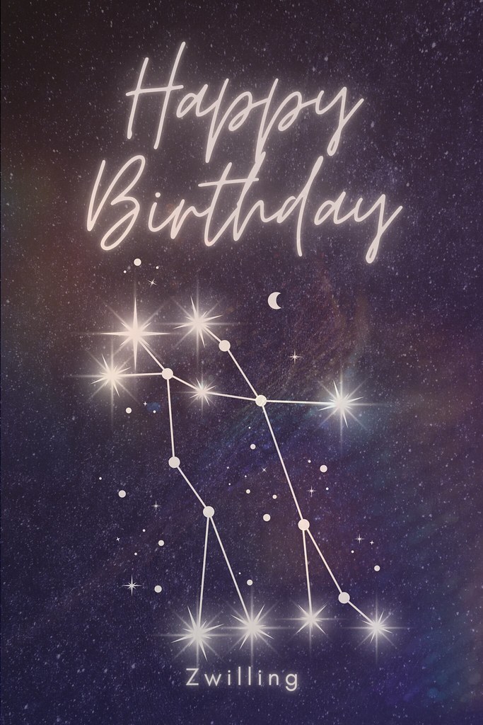 Happy Birthday Sternzeichen Zwilling Laura Bou Flickr