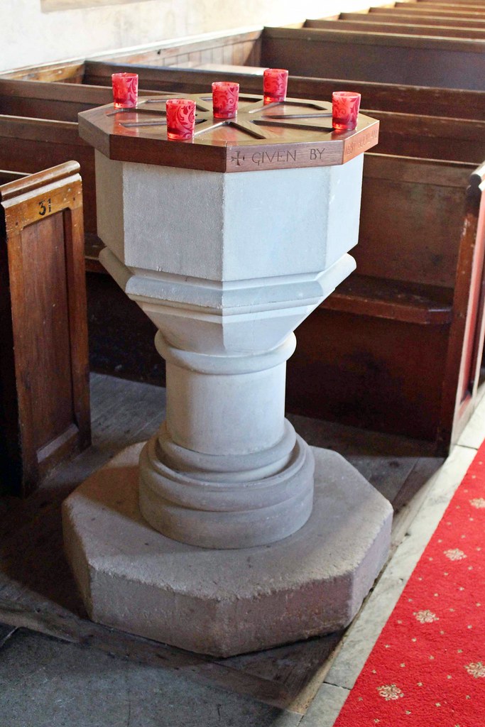 East Buckland, Devon Font placed during the refurbishment … Flickr