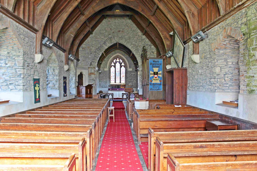 East Buckland, Devon Looking east down the nave & chancel,… Flickr