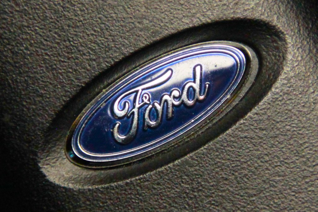 Ford Logo [247/365] Embossed Ford logo on the back of a ha… Flickr