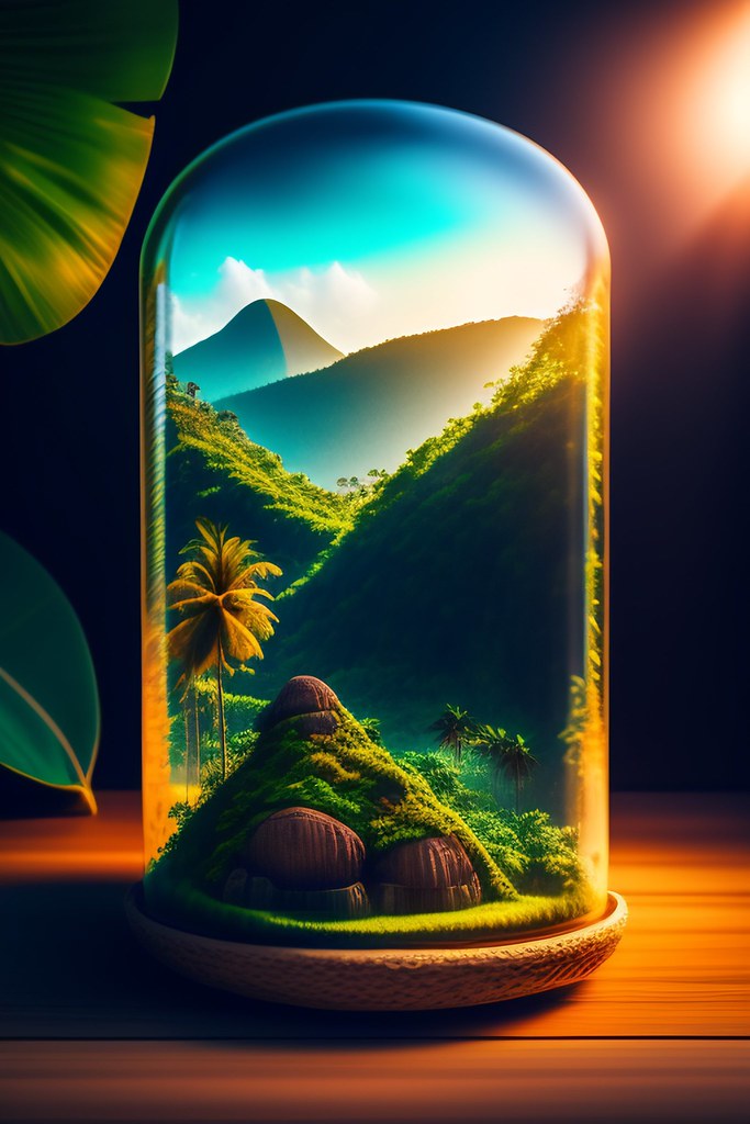 Kerala nature scene inside a glass terrarium (1) Eco Fash Flickr