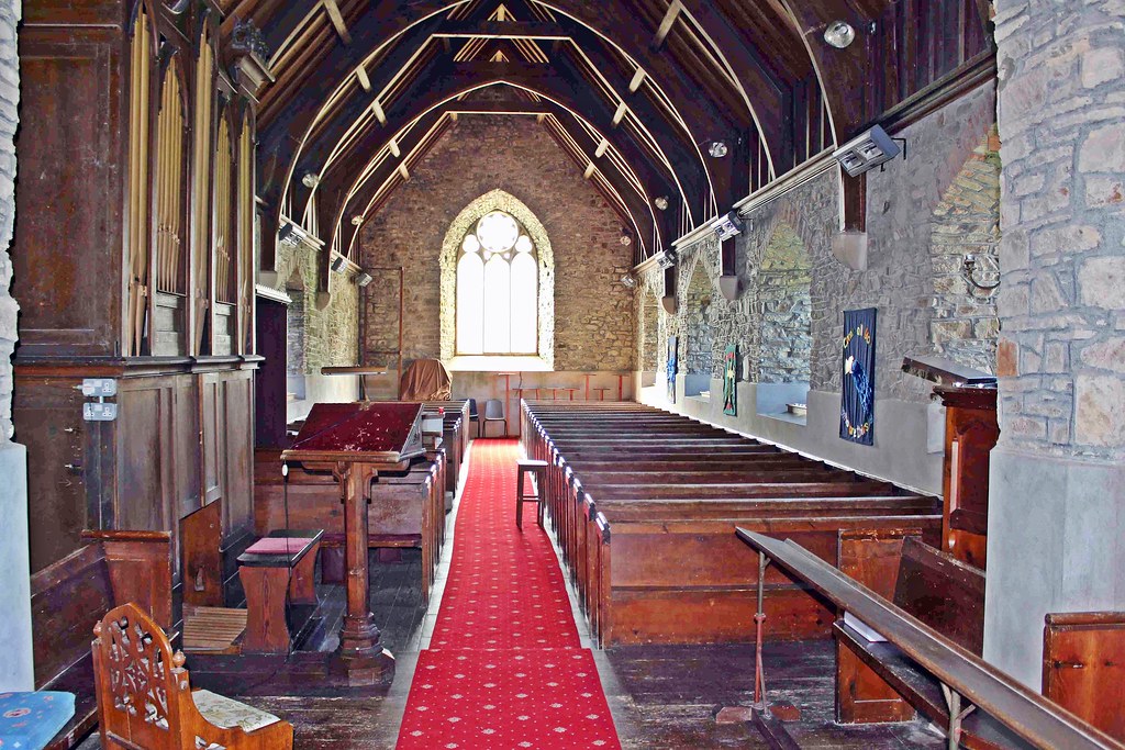East Buckland, Devon Looking west past the organ, down the… Flickr