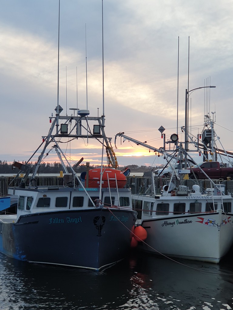 Lobster Boats Yarmouth Waterfront Don Whittemore Flickr