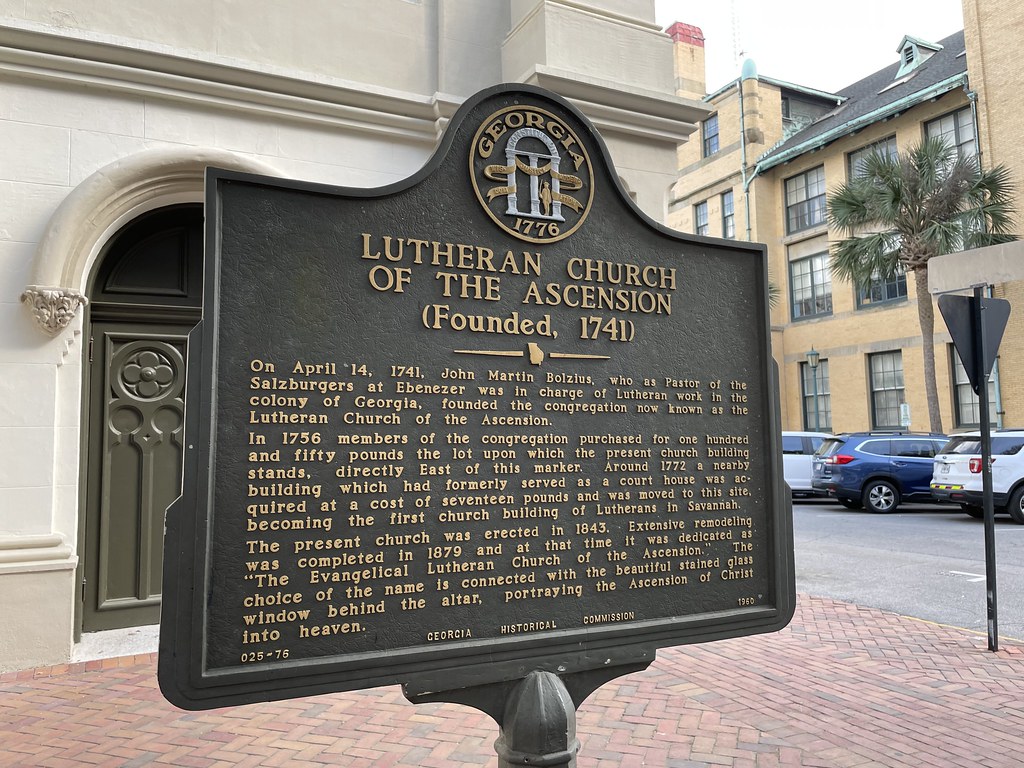Savannah, Lutheran Church Sign Austin Dodge Flickr