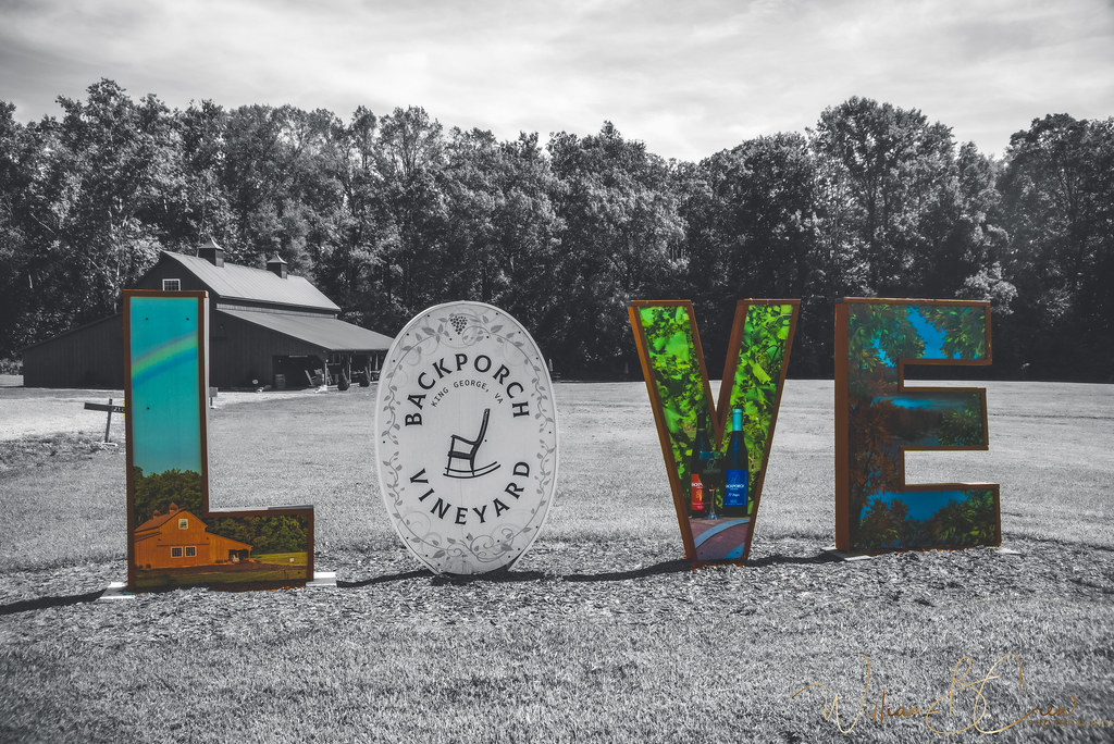 VA LOVEwork Sign Backporch Winery King VA William Crew Flickr