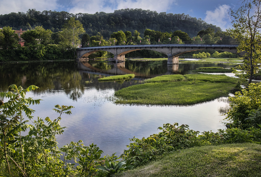 View along the Greenbrier River Alderson, WV Doris Rapp Flickr