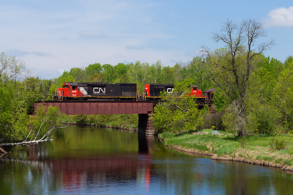 DMIR 405, Kelsey, MN 2019 A southbound crossing the Whitef… Flickr