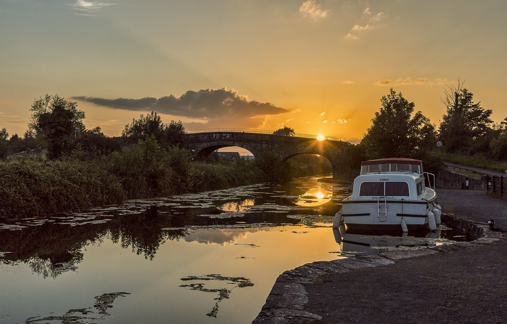 Sunset at Pikes Bridge Maynooth, Co Kildare. Flickr
